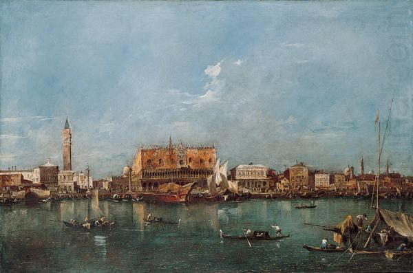 Francesco Guardi Venice from the Bacino di San Marco oil painting picture